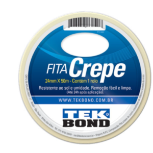 FITA CREPE MEDIA 24MM X 50MT  TEK BOND