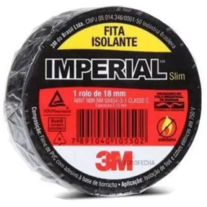 FITA ISOLANTE 3M IMPERIAL 18MM X 20M