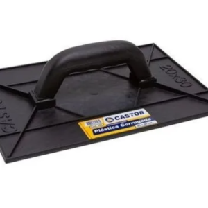 DESEMPENADEIRA PVC CORRUGADA 20X30 PRETA CASTOR