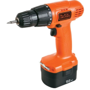 PARAFUSADEIRA E FURADEIRA S/ FIO 9.6 BLACK+DECKER