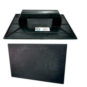 DESEMPENADEIRA LISA PVC 18X30 PRETA GIRALDI