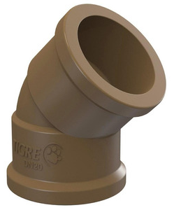 COTOVELO 50 MM 45° GRAUS SOLD TIGRE