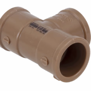 TÊ AGUA 25MM MARROM POP