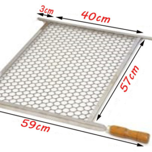 GRELHA P/ CHURRASQUEIRA CABO DE MADEIRA 41X57