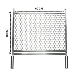 GRELHA P/ CHURRASQUEIRA CABO INOX 40X60